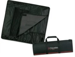 3 Claveles Knife Bag With 9 Knives + 1 Sharpening Steel From The DOMVS Series -CHEF KNIVES Store 3 claveles 10 piece knife bag domvs series 4