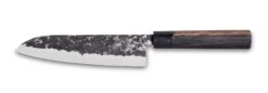 3 Claveles Osaka Santoku Knife 18cm Blackwood Handle