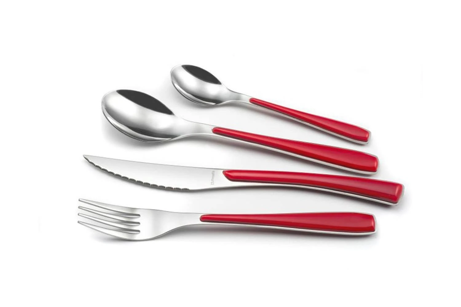 Amefa Zephyr 24-piece Cutlery Set - Red Colour 4 Amefa Zephyr 24-piece Cutlery Set - Red Colour - Image 2