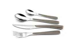 Amefa Zephyr 24-piece Cutlery Set - Taupe Colour -CHEF KNIVES Store amefa zephyr 24 piece cutlery set taupe colour 1