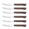 Arcos 6-piece Steak Knife Set With Wooden Handles And Serrated Edges 1 Arcos 6-piece Steak Knife Set With Wooden Handles And Serrated Edges -CHEF KNIVES Store arcos 6 piece steak knife wooden handles