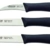 Arcos Nova 3-piece Paring Knife Set - Black Handles 2 Arcos Nova 3-piece Paring Knife Set - Black Handles -CHEF KNIVES Store arcos nova 3 piece paring knife set black handles