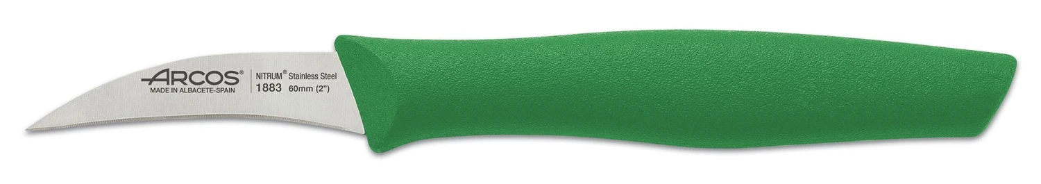 ARCOS Nova 3-piece Paring Knife Set - Green Handles 4 ARCOS Nova 3-piece Paring Knife Set - Green Handles - Image 2