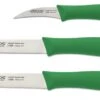 ARCOS Nova 3-piece Paring Knife Set - Green Handles 1 ARCOS Nova 3-piece Paring Knife Set - Green Handles -CHEF KNIVES Store arcos nova 3 piece paring knife set green handles