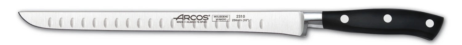 ARCOS Riviera Ham Knife With Hollow Edge Blade 25cm 3 ARCOS Riviera Ham Knife With Hollow Edge Blade 25cm
