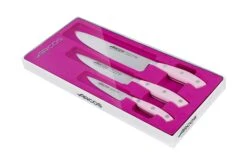 Arcos Riviera Pink 3-piece Kitchen Knife Set -CHEF KNIVES Store arcos riviera pink 3 piece kitchen knife set 5