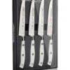 Arcos Riviera White 4-piece Steak Knife Set 13cm -CHEF KNIVES Store arcos riviera white 4 piece steak knife set 13cm