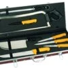 Au Nain Butcher Case With 8 Yellow-handled Tools And Accessories -CHEF KNIVES Store au nain butcher case 8 tools yellow handles