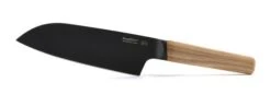 BergHOFF Ron Titan Ash Wood Santoku Knife 16cm - Black Titanium Coating -CHEF KNIVES Store berghoff ron titan ash wood santoku knife 16cm black titanium coating 1