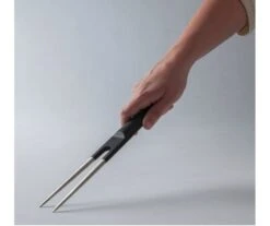 BergHOFF Ron Titan Carving Fork 17cm - Black Steel Handle -CHEF KNIVES Store berghoff ron titan carving fork black steel handle 1