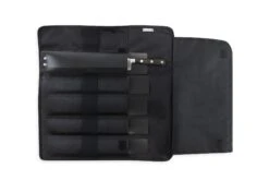 CHEF ROLL Empty Bag With Knife Roll For 10 Knives And Accessories - Black -CHEF KNIVES Store chef roll empty bag knife roll 10 knives accessories black 4