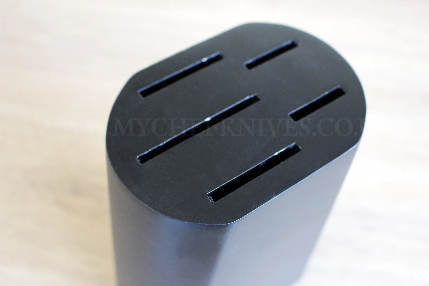 Couleur Cuisine 5-piece Knife Block Set - Black Handles 7 Couleur Cuisine 5-piece Knife Block Set - Black Handles - Image 5