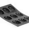De Buyer Moul'flex 9-Hole Madeleine Mould -CHEF KNIVES Store de buyer moulflex 9 hole madeleine mould