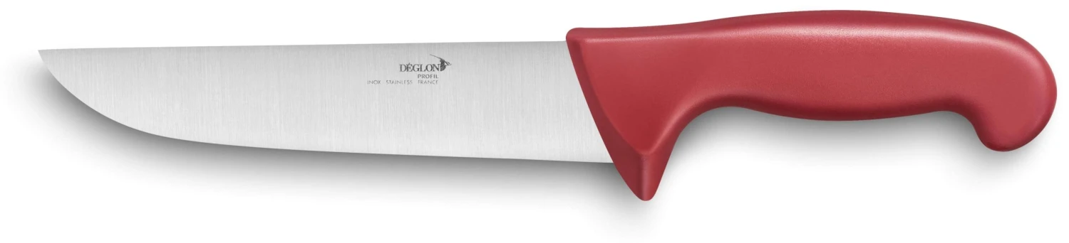 Deglon Profil Pro Butcher Knife 20cm - Red Handle 3 Deglon Profil Pro Butcher Knife 20cm - Red Handle