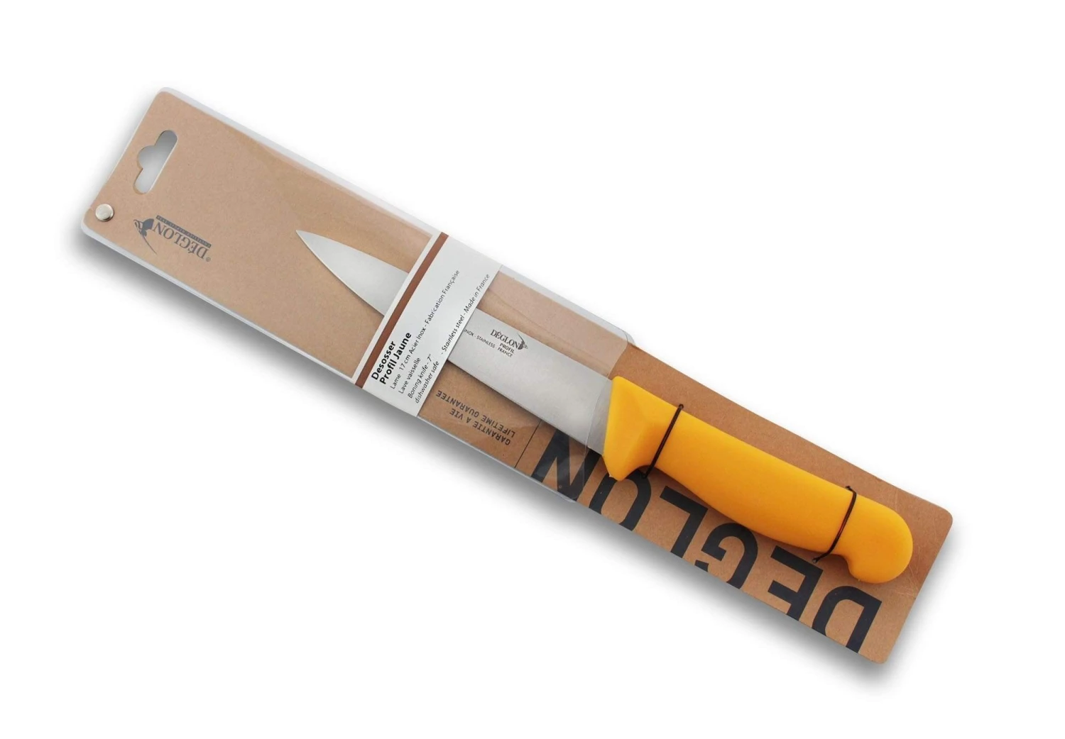 Deglon Profil Pro Sticking / Boning Knife 17cm - Yellow Handle 4 Deglon Profil Pro Sticking / Boning Knife 17cm - Yellow Handle - Image 3