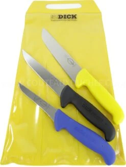 Dick Ergogrip 3-piece Butcher Knife Set - Ergonomic Multicoloured Handles -CHEF KNIVES Store dick ergogrip 3 piece butcher knife set ergonomic multicoloured handles 2