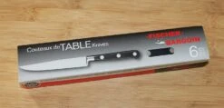 FISCHER 6-piece Steak Knife Set With Serrated Blades 11cm - Sabatier 64 7 FISCHER 6-piece Steak Knife Set With Serrated Blades 11cm - Sabatier 64 -CHEF KNIVES Store fischer 6 piece steak knife set serrated 11cm sabatier64 2