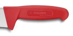 Fischer Knife Case With 7 Red Handle Butcher Knives And Accessories -CHEF KNIVES Store fischer 7 piece butcher knife case red handles 4