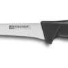 Fischer Boning Knife Straight Blade 17cm - Black Handle -CHEF KNIVES Store fischer boning knife straight blade 17cm black handle
