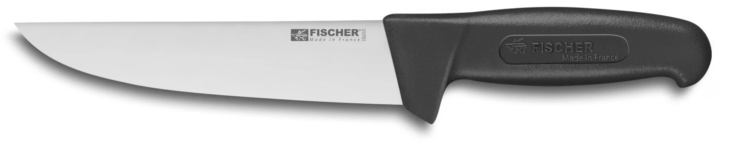Fischer Butcher Knife 17cm - Black, Synthetic Handle 3 Fischer Butcher Knife 17cm - Black, Synthetic Handle