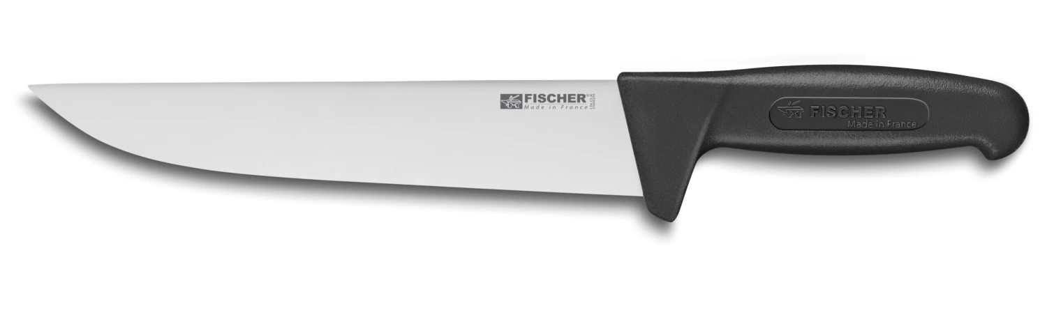 Fischer Butcher Knife 25cm With Black Handle 3 Fischer Butcher Knife 25cm With Black Handle
