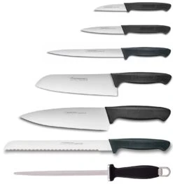 FISCHER Creative Chef Profesional Knife Bag With 6 Knives + 1 Sharpener Steel 20 FISCHER Creative Chef Profesional Knife Bag With 6 Knives + 1 Sharpener Steel -CHEF KNIVES Store fischer creative chef professional knife bag 6 knives 1 sharpener steel 1