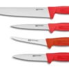 Fischer Professional 4-piece Butcher Knife Set - Red Handles -CHEF KNIVES Store fischer professional 4 piece butcher knife set red handles