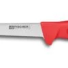 FISCHER Professional Boning Knife 17cm With Red Handle -CHEF KNIVES Store fischer professional boning knife 17cm red handle