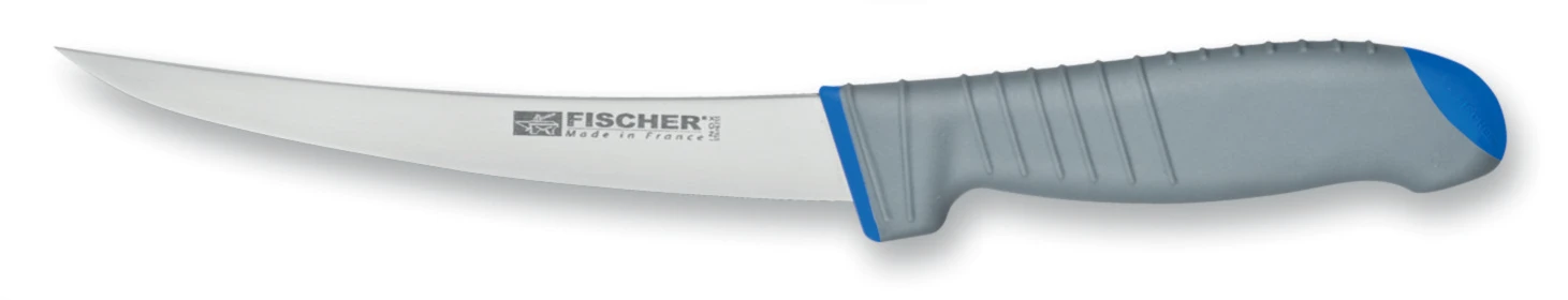 Fischer Sandvik Boning Knife With Flexible Blade 15cm - Ultra Ergonomic Handle 3 Fischer Sandvik Boning Knife With Flexible Blade 15cm - Ultra Ergonomic Handle