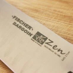 FISCHER Zen Professional Santoku Knife 17cm - Hollow Edge Blade -CHEF KNIVES Store fischer zen professional santoku knife 17cm hollow edge blade 3