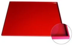 Flexible Silicone Baking Mat 55 X 35 Cm Red Colour - Thick Edge