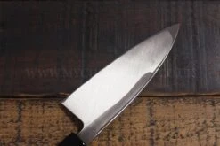 Jikko Tokusei Japanese Ajikiri Knife 12cm Nihon Steel Blade, Magnolia Wood Handle -CHEF KNIVES Store jikko tokusei japanese ajikiri knife 12cm nihon steel blade magnolia handle 4