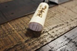 Jikko Tokusei Japanese Ajikiri Knife 12cm Nihon Steel Blade, Magnolia Wood Handle -CHEF KNIVES Store jikko tokusei japanese ajikiri knife 12cm nihon steel blade magnolia handle 6