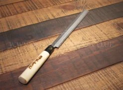 Jikko Tokusei Japanese Takohiki Knife 24cm Nihon Steel Blade, Magnolia Wood Handle -CHEF KNIVES Store jikko tokusei japanese takohiki knife 24cm nihon steel blade magnolia handle 2