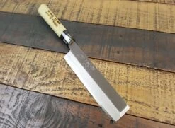 Jikko Tokusei Japanese Usuba Knife 16.5cm Nihon Steel Blade, Magnolia Wood Handle 11 Jikko Tokusei Japanese Usuba Knife 16.5cm Nihon Steel Blade, Magnolia Wood Handle -CHEF KNIVES Store jikko tokusei japanese usuba knife 16cm nihon steel blade magnolia handle 2