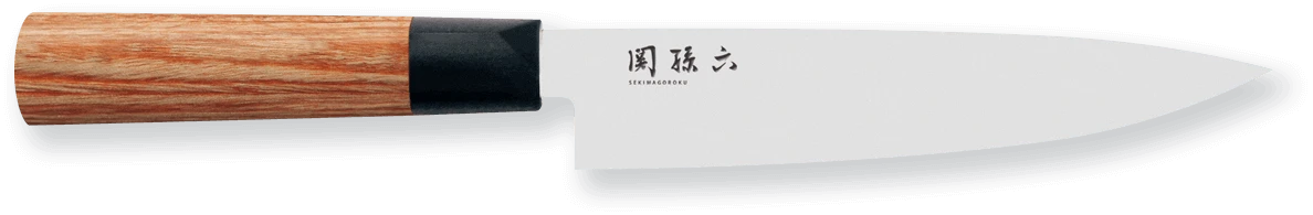 KAI Seki Magoroku Redwood Pack Of 5 Japanese Kitchen Knives 5 KAI Seki Magoroku Redwood Pack Of 5 Japanese Kitchen Knives - Image 3