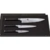 Kai Shun Classic 3-piece Knife Set With Damascus Blades -CHEF KNIVES Store kai shun classic 3 piece knife set damascus blades
