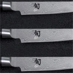 Kai Shun Classic 4-piece Steak Knife Set - Damascus Steel Blades 12.5cm -CHEF KNIVES Store kai shun classic 4 piece steak knife set 4