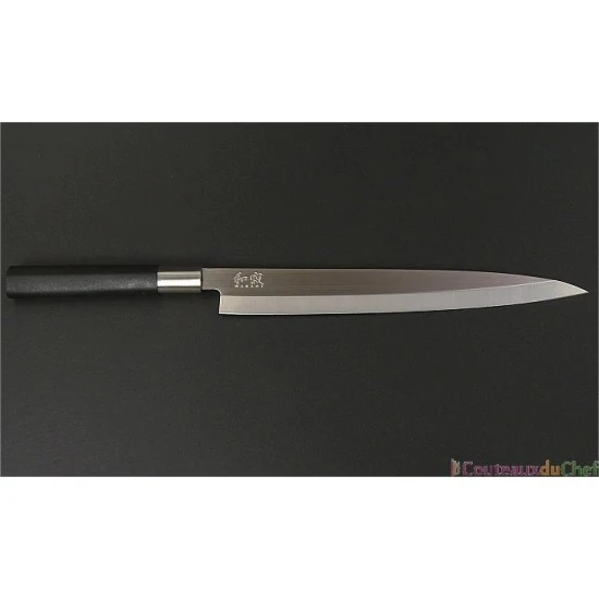 KAI Wasabi Black Yanagiba Knife 24cm 5 KAI Wasabi Black Yanagiba Knife 24cm - Image 3