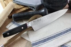 Kanetsugu Pro-J Chef Knife Hammered Blade 23cm -CHEF KNIVES Store kanetsugu pro j chef knife hammered blade 23cm 2