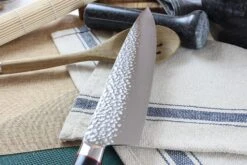Kanetsugu Pro-J Chef Knife Hammered Blade 23cm -CHEF KNIVES Store kanetsugu pro j chef knife hammered blade 23cm 3