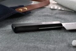 Kanetsugu Rev 21 Santoku Knife Micro-serrated Blade 13.5cm -CHEF KNIVES Store kanetsugu rev 21 santoku knife micro serrated blade 13cm 3