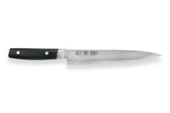 Kanetsugu Saiun Carving Knife Damascus Blade 21cm