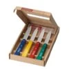 Opinel N°112 Knife Set - 4 Paring Knives 10cm With Colourful Handles -CHEF KNIVES Store opinel n112 knife set 4 paring knives 10cm colourful handles