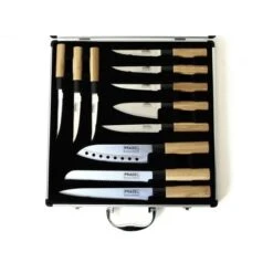Pradel Excellence Knife Case With 11 Japanese-style Knives -CHEF KNIVES Store pradel excellence 11 piece knife case japanese style 6