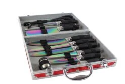Pradel Excellence 12- Piece Knife Case - Blades With Titanium Coating