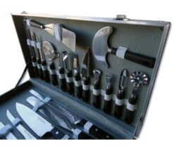 Pradel Excellence Cook's Case With 23 Kitchen Knives And Accessories -CHEF KNIVES Store pradel excellence 23 piece cook case 2