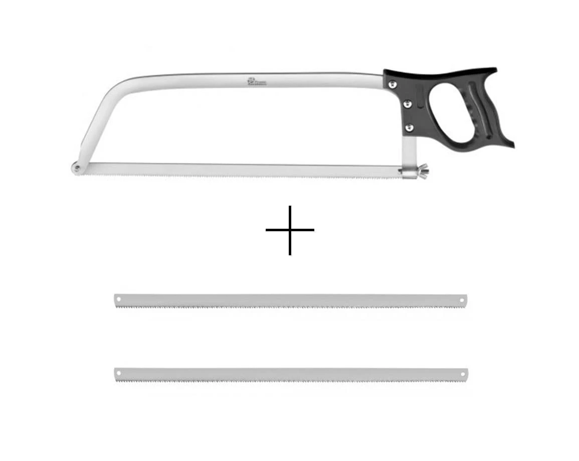 Pradel Excellence Butcher Saw 46cm + 2 Spare Stainless Steel Blades 3 Pradel Excellence Butcher Saw 46cm + 2 Spare Stainless Steel Blades