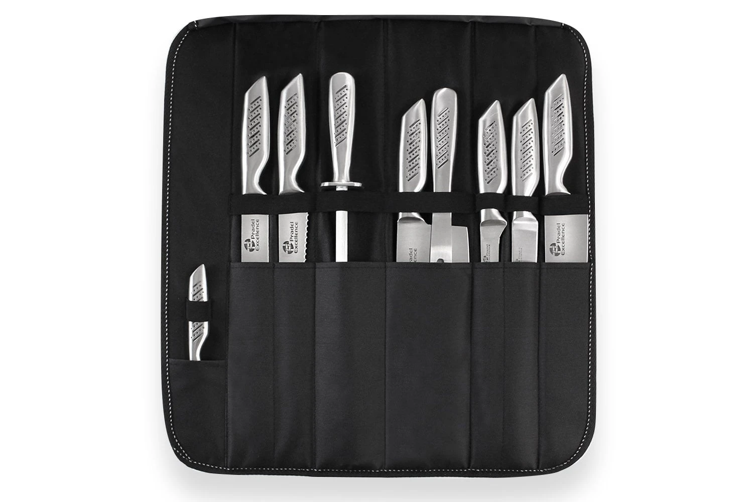Pradel Excellence Knife Bag With 9 Stainless Steel Knives 4 Pradel Excellence Knife Bag With 9 Stainless Steel Knives - Image 2