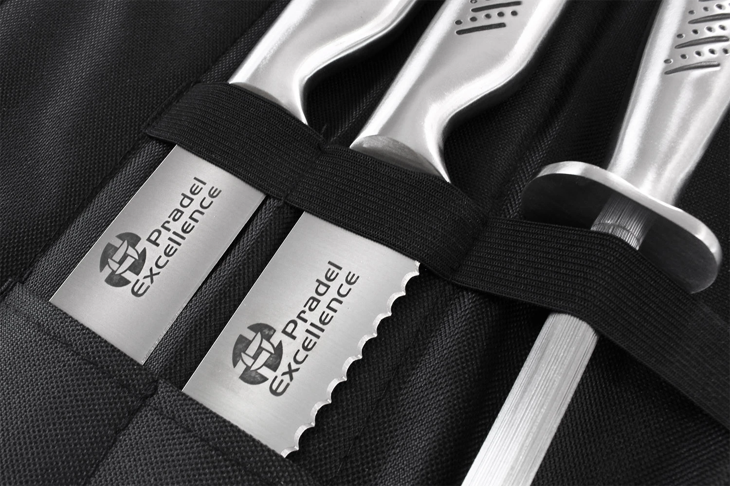 Pradel Excellence Knife Bag With 9 Stainless Steel Knives 5 Pradel Excellence Knife Bag With 9 Stainless Steel Knives - Image 3